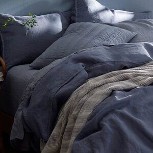 Quince California King Bedding Set, Flax Linen